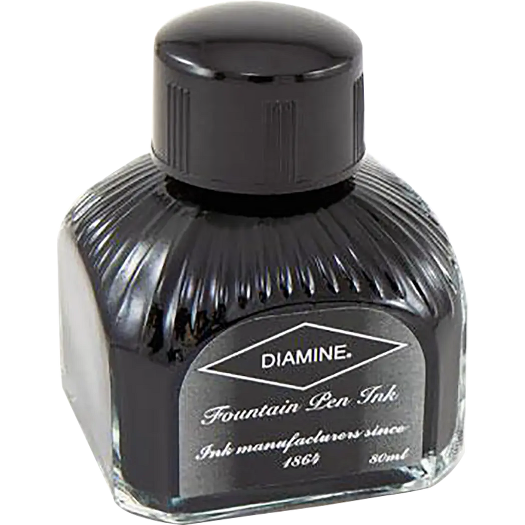 Diamine Quartz Black Ink Bottle - 80 ml-Pen Boutique Ltd