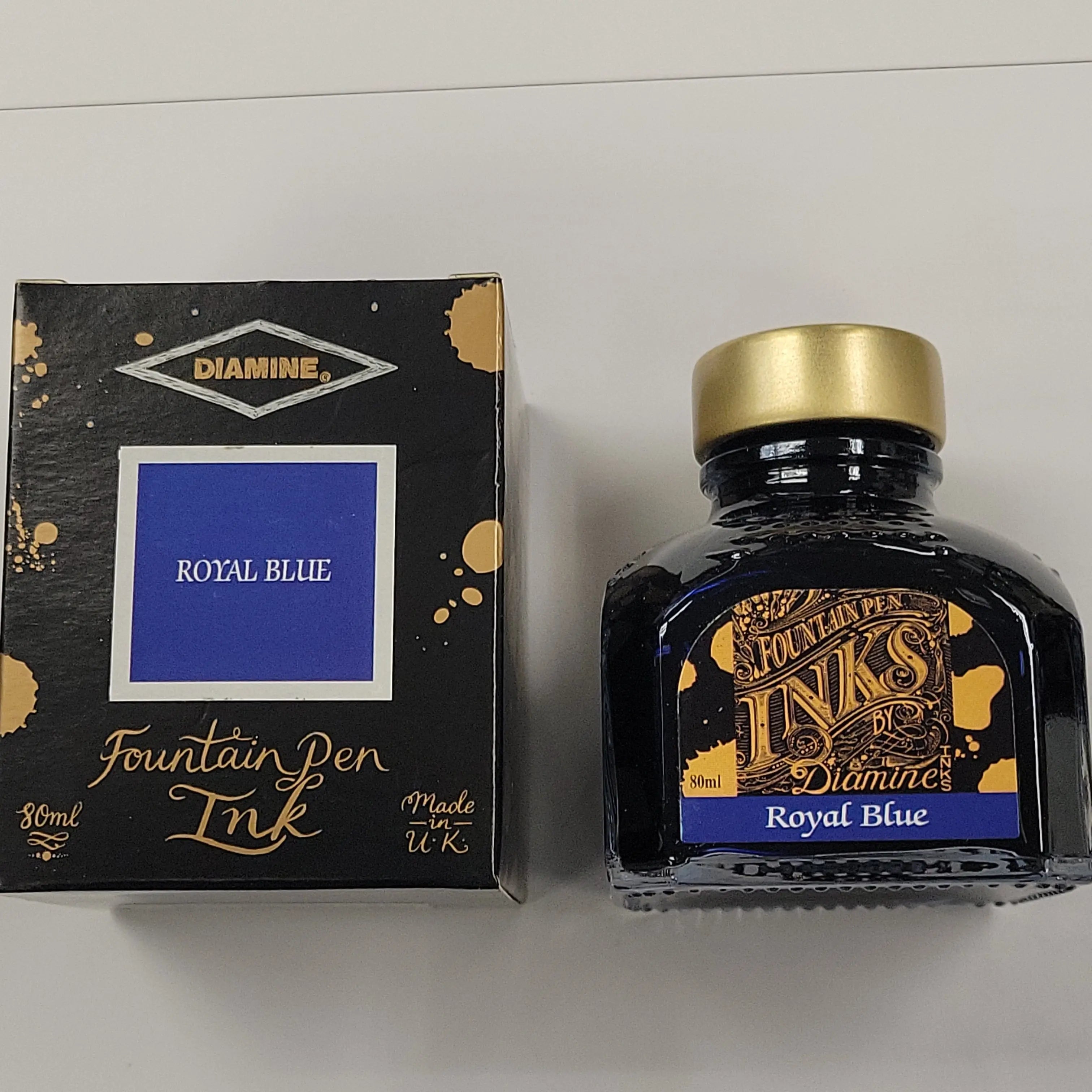 Diamine Royal Blue Ink Bottle - 80 ml-Pen Boutique Ltd