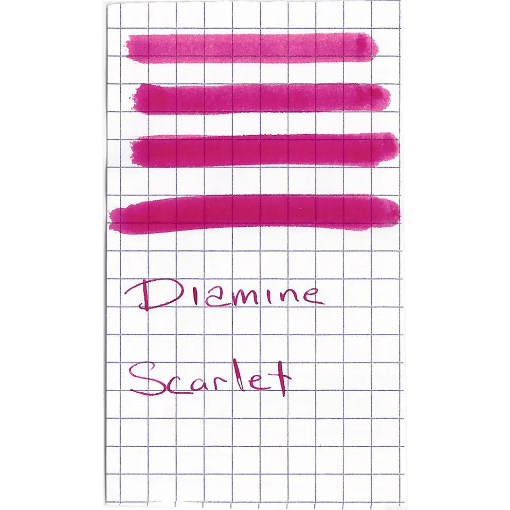 Diamine Scarlet Ink Bottle - 80 ml - Pen Boutique Ltd