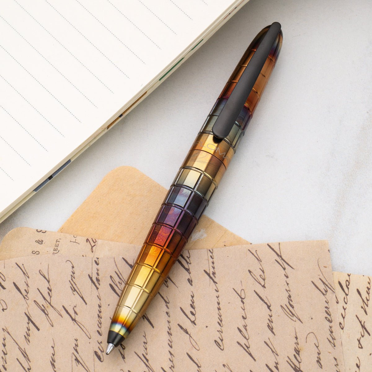 Diplomat Aero Ballpoint Pen - Rhomb Flame - Pen Boutique Ltd