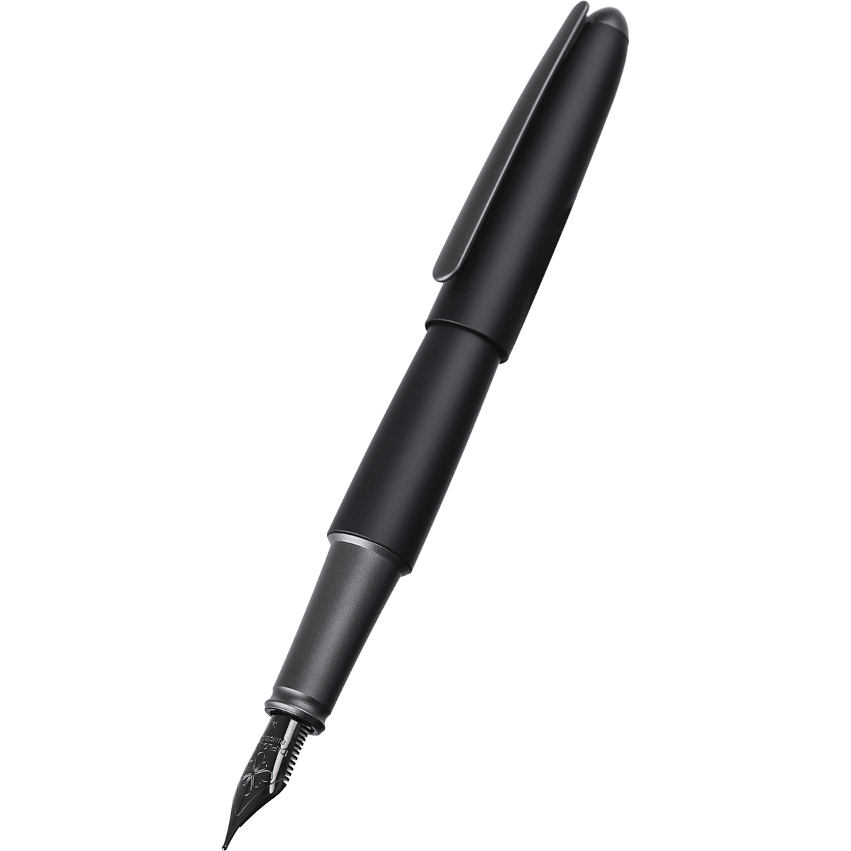 Diplomat Aero Fountain Pen - Pure Black (Limited Edition) - Pen Boutique Ltd