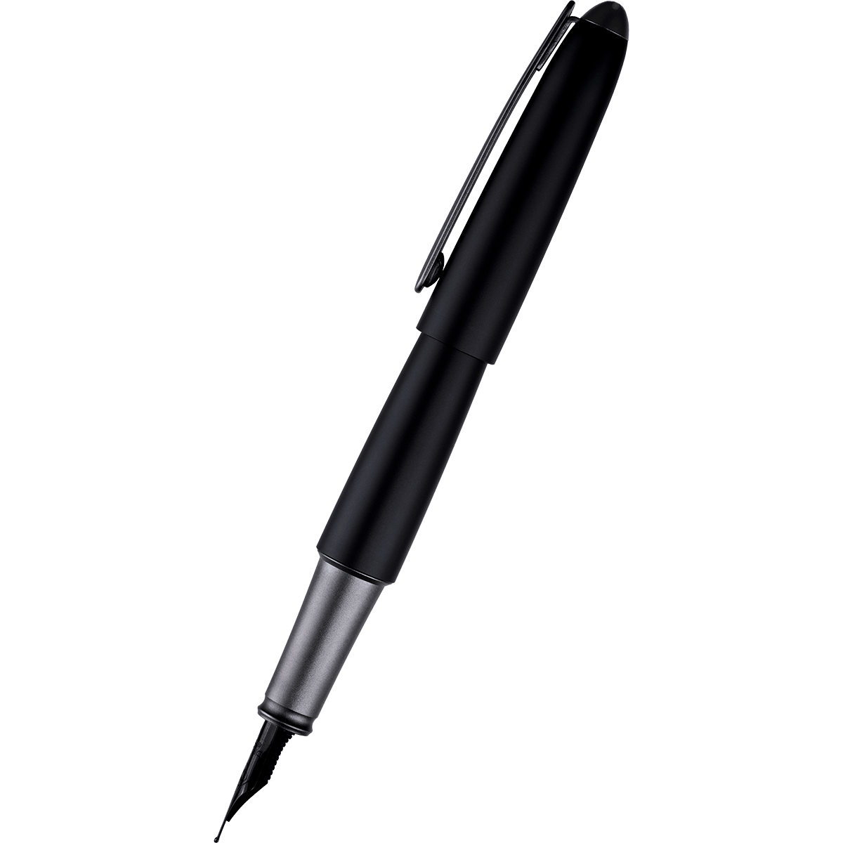 Diplomat Aero Fountain Pen - Pure Black (Limited Edition) - Pen Boutique Ltd