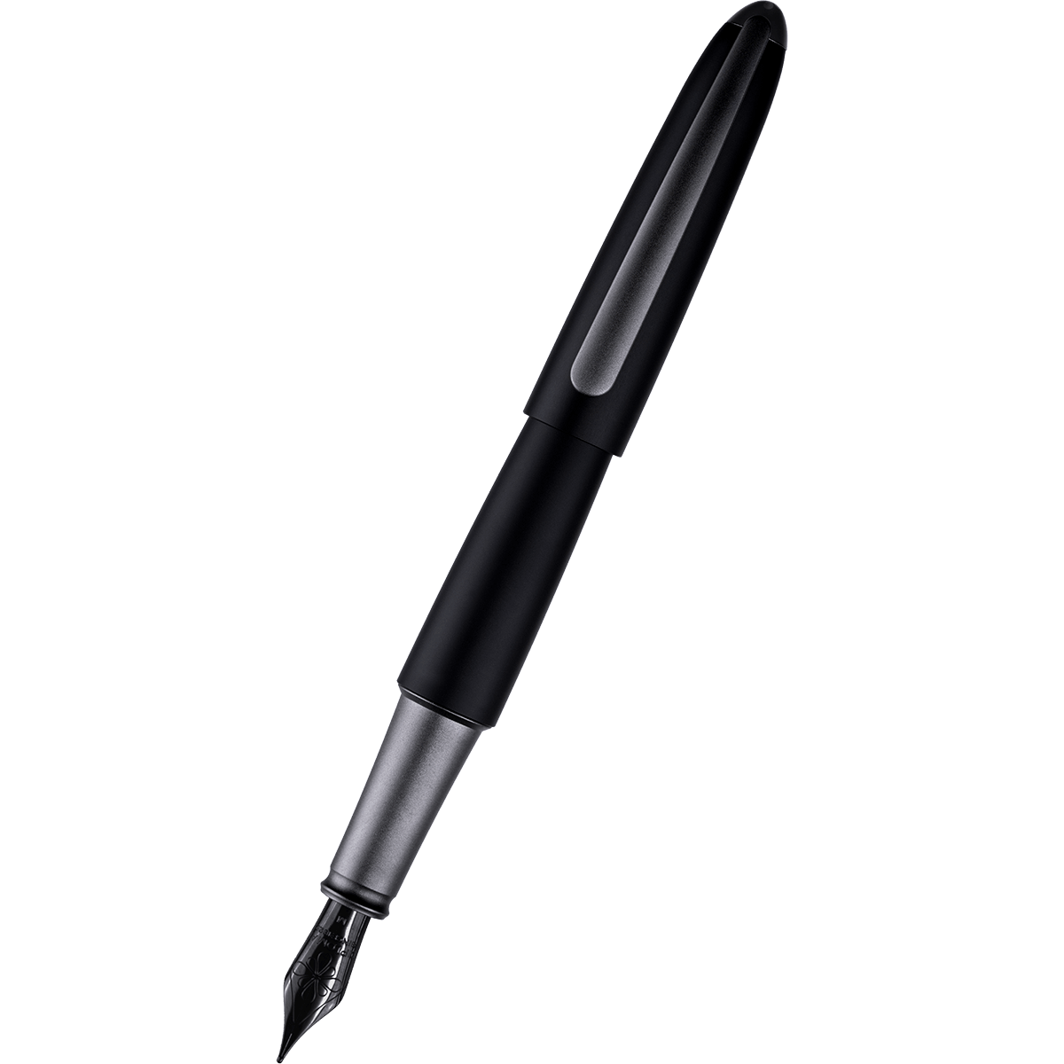 Diplomat Aero Fountain Pen - Pure Black (Limited Edition) - Pen Boutique Ltd