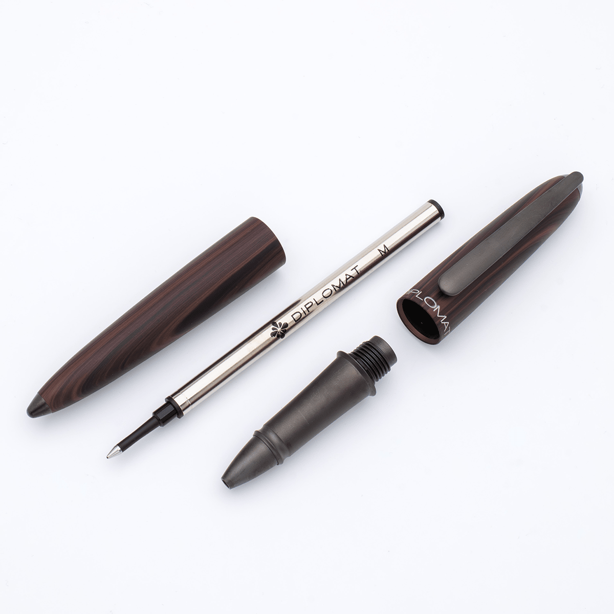 Diplomat Aero Rollerball Pen - Black Forest - Pen Boutique Ltd