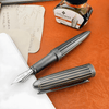 Diplomat Aero Stripes Fountain Pen - Oxyd Brass - Steel Nib - Pen Boutique Ltd