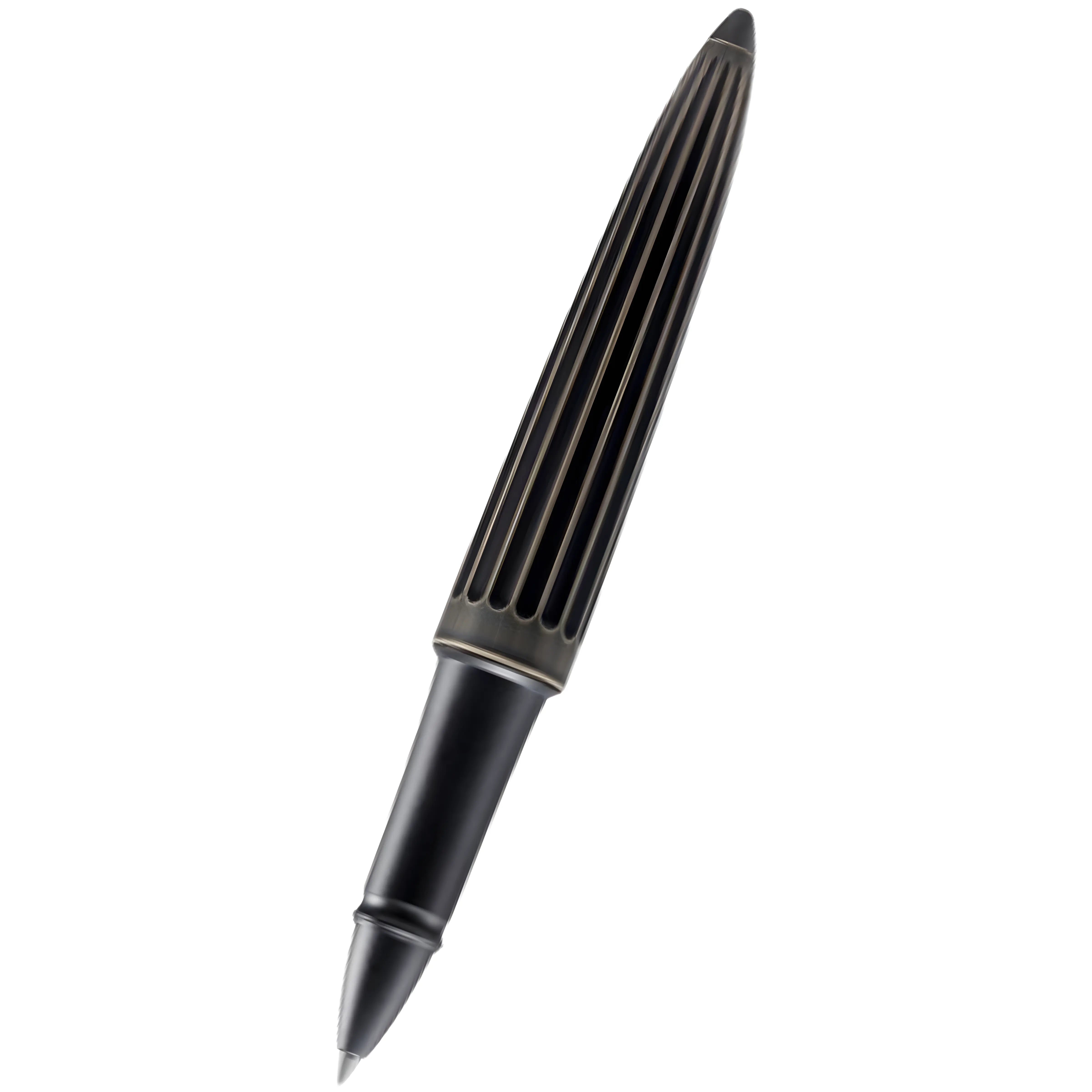 Diplomat Aero Stripes Rollerball Pen - Oxyd Brass - Pen Boutique Ltd