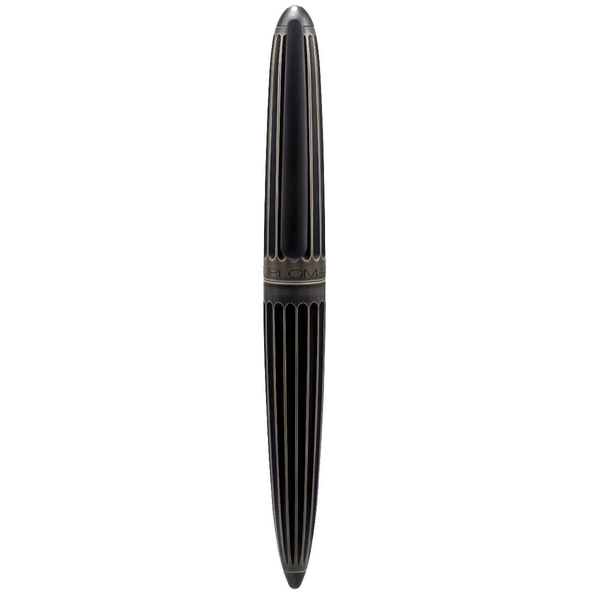Diplomat Aero Stripes easyFLOW Ballpoint Pen - Oxyd Brass - Pen Boutique Ltd