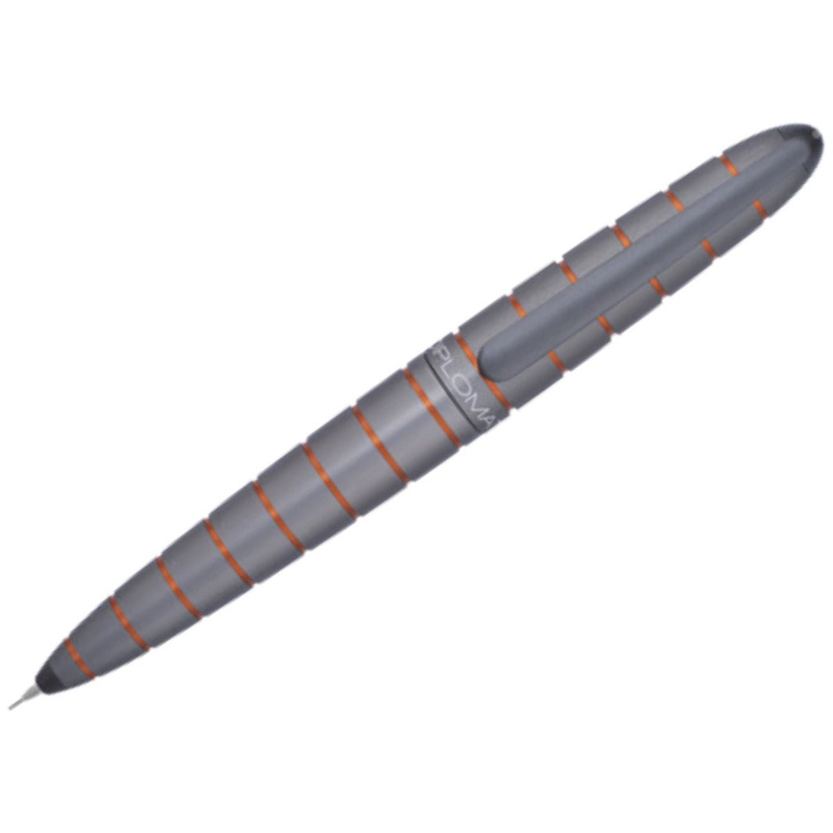 Diplomat Elox Ring Mechanical Pencil - Grey/Orange - Pen Boutique Ltd