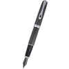 Diplomat Excellence A2 Guilloche Fountain Pen - Black/Chrome - Pen Boutique Ltd