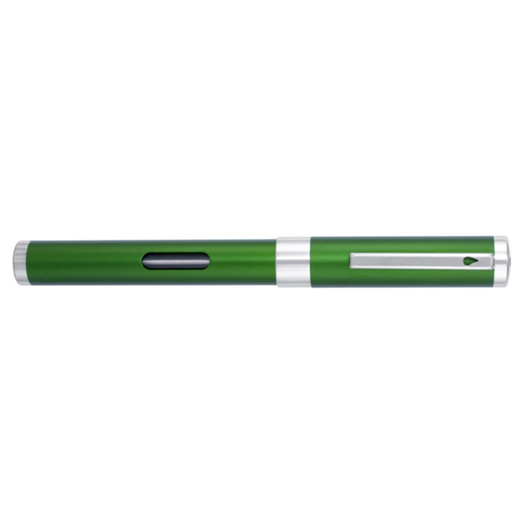 Diplomat Nexus Fountain Pen - Green - Chrome Trim - Pen Boutique Ltd