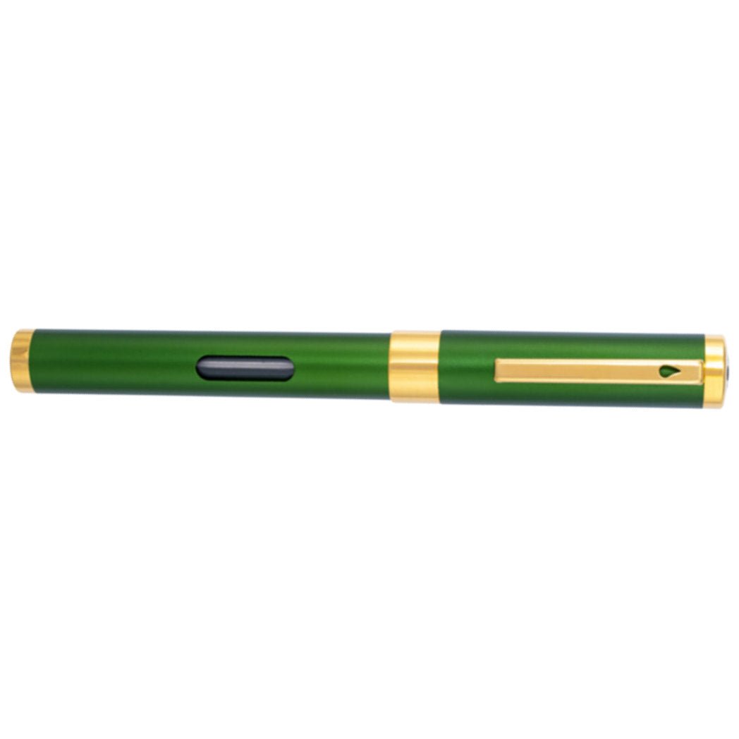 Diplomat Nexus Fountain Pen - Green - Gold Trim - 14K - Pen Boutique Ltd