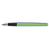 Diplomat Traveller Fountain Pen - Funky Green - Pen Boutique Ltd