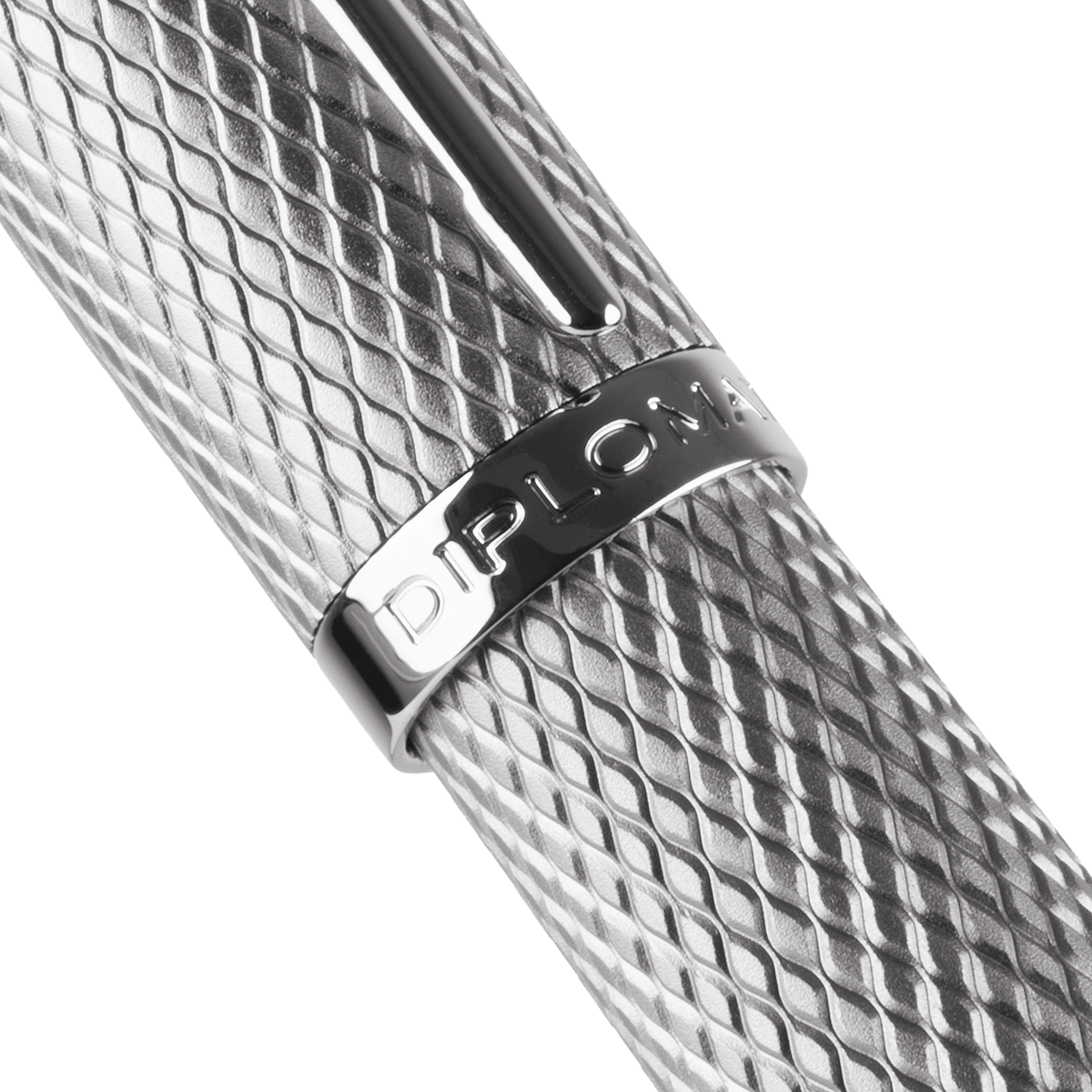 Diplomat Viper Ballpoint Pen - Silver - Pen Boutique Ltd