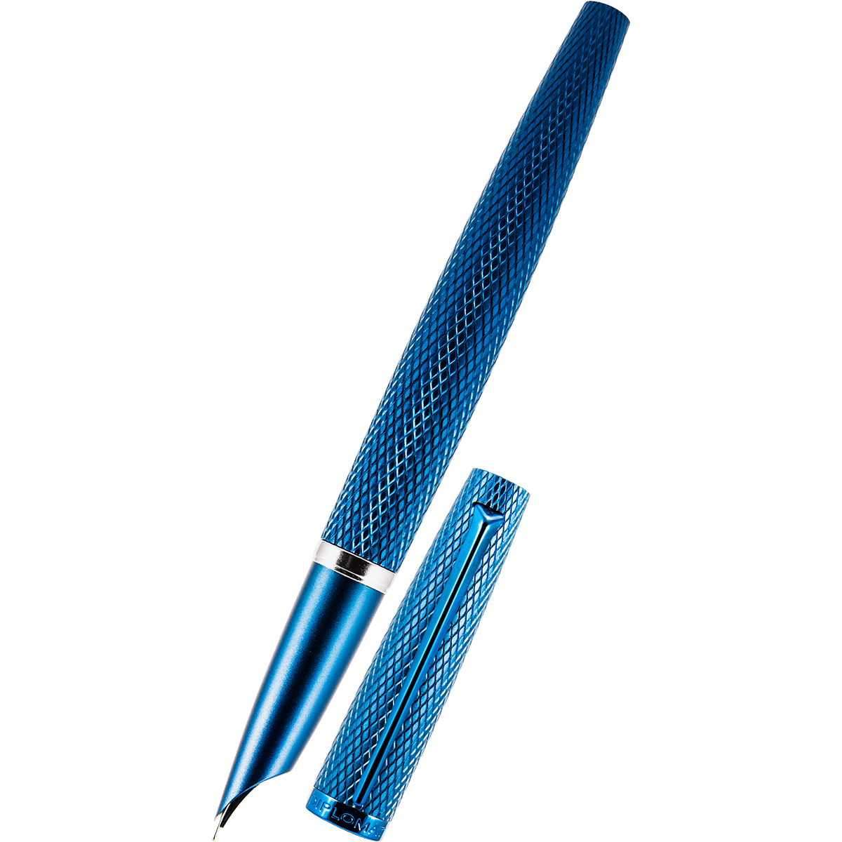Diplomat Viper Fountain Pen - Blue - Pen Boutique Ltd