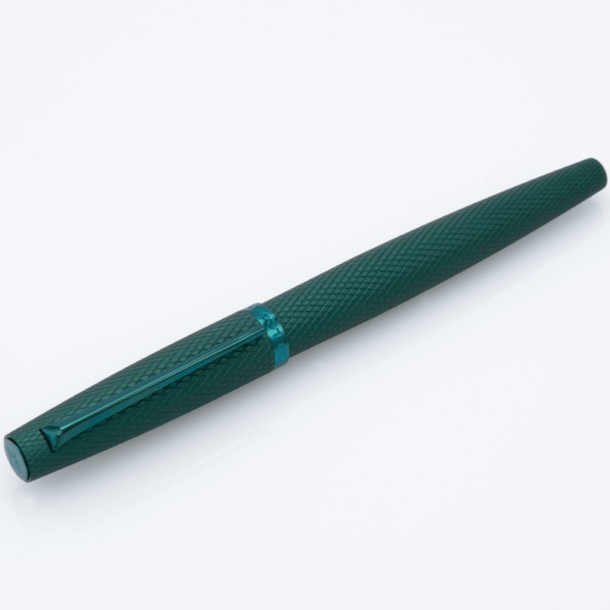 Diplomat Viper Rollerball Pen - Green Quilloche - Pen Boutique Ltd