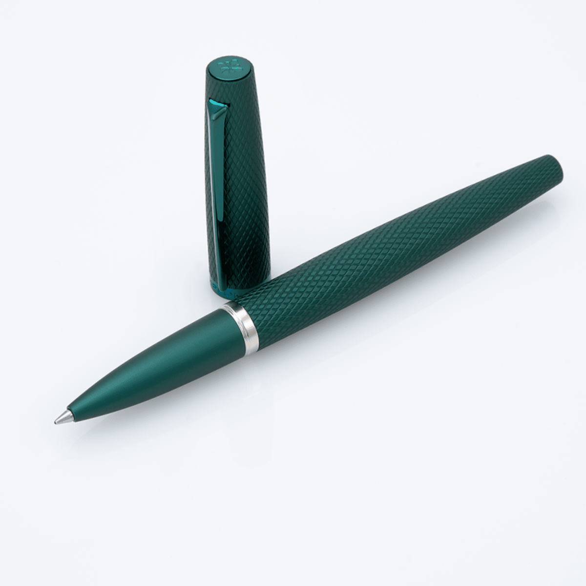 Diplomat Viper Rollerball Pen - Green Quilloche - Pen Boutique Ltd