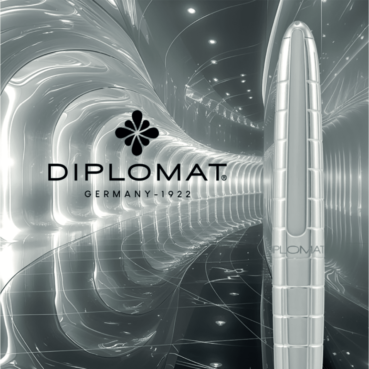 Diplomat Aero Fountain Pen - Rhomb - Pen Boutique Ltd