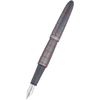 Diplomat Elox Ring Fountain Pen - Grey/Orange - 14K Nib - Pen Boutique Ltd