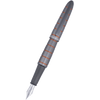 Diplomat Elox Ring Fountain Pen - Grey/Orange - Steel Nib - Pen Boutique Ltd