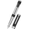 Diplomat Nexus Demo Fountain Pen - Black - Chrome Trim (Limited Edition) - Pen Boutique Ltd