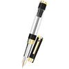 Diplomat Nexus Fountain Pen - Black - Gold Trim - 14K - Pen Boutique Ltd