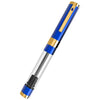 Diplomat Nexus Fountain Pen - Blue - Gold Trim - 14K - Pen Boutique Ltd