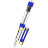 Diplomat Nexus Fountain Pen - Blue - Gold Trim - 14K - Pen Boutique Ltd