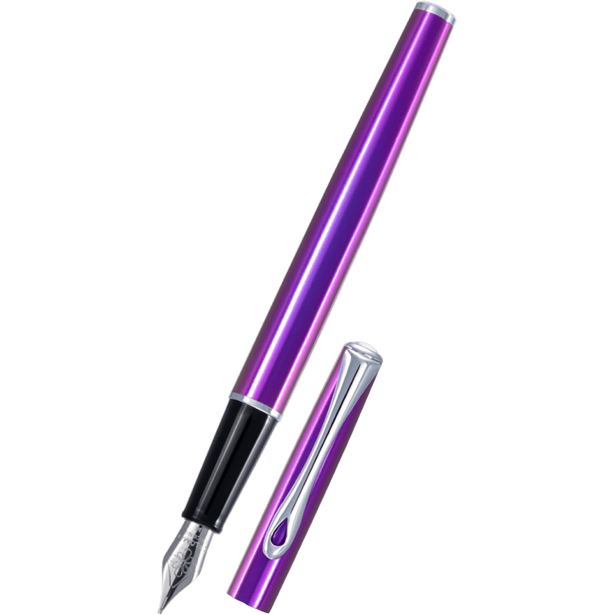 Diplomat Traveller Fountain Pen - Funky Fuchsia - Pen Boutique Ltd
