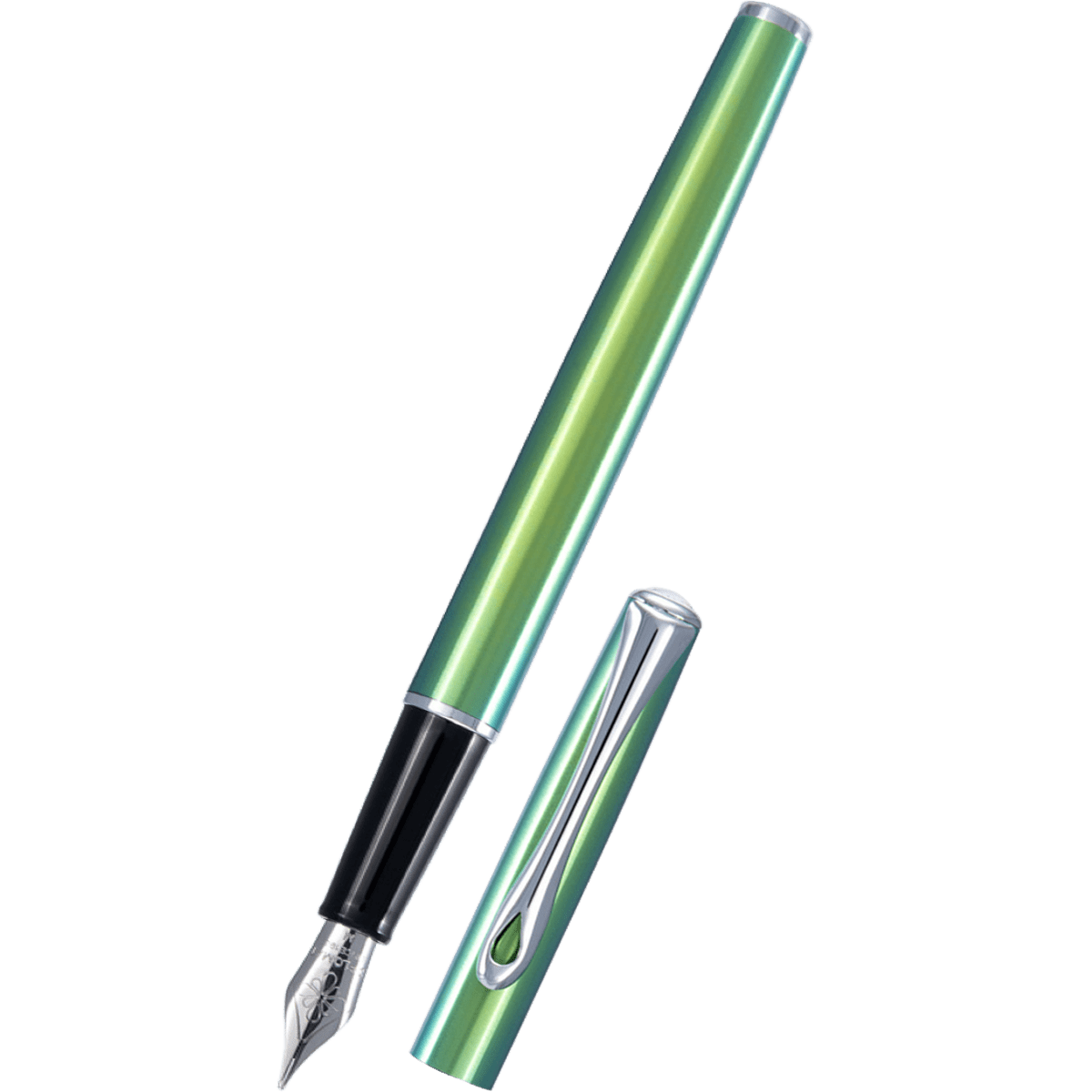Diplomat Traveller Fountain Pen - Funky Green - Pen Boutique Ltd
