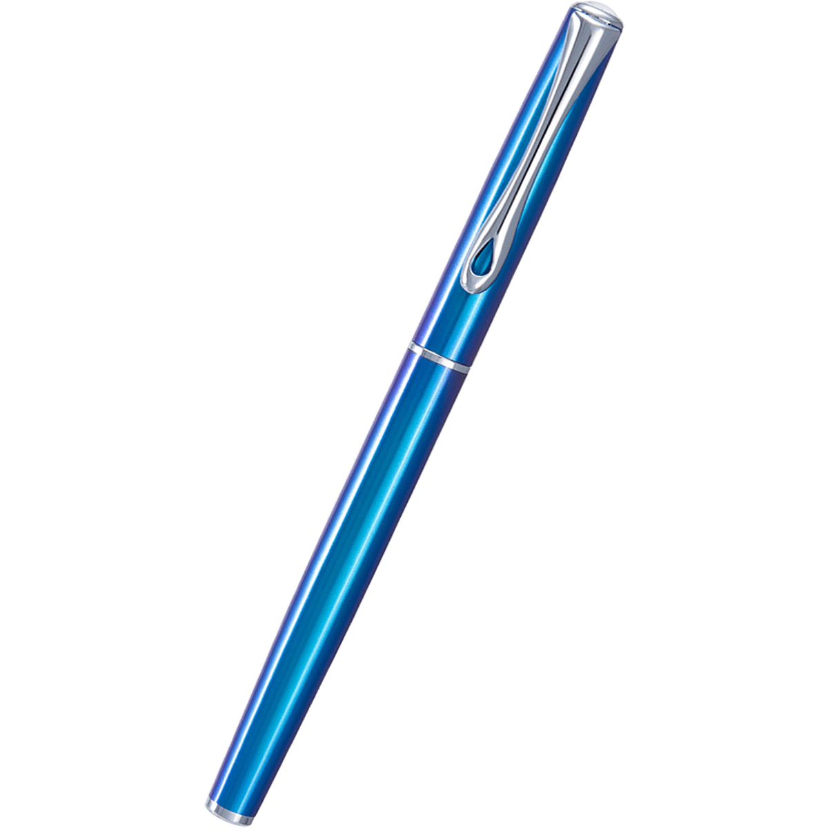 Diplomat Traveller Rollerball Pen - Funky Blue - Pen Boutique Ltd