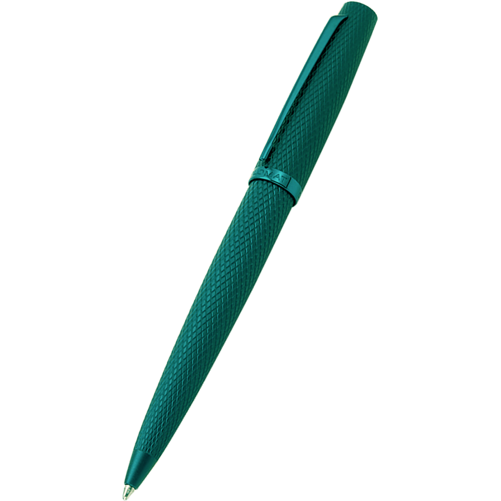 Diplomat Viper Ballpoint Pen - Green Quilloche - Pen Boutique Ltd