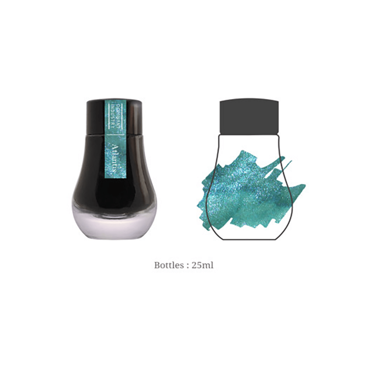 Dominant Industry Pearl Ink Bottle - Atlantis - 25ml - Pen Boutique Ltd