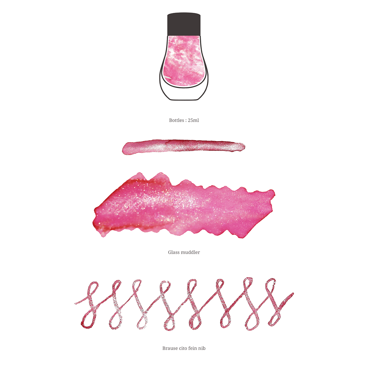 Dominant Industry Pearl Ink Bottle - Daydream - 25ml (Painter Series) - Pen Boutique Ltd