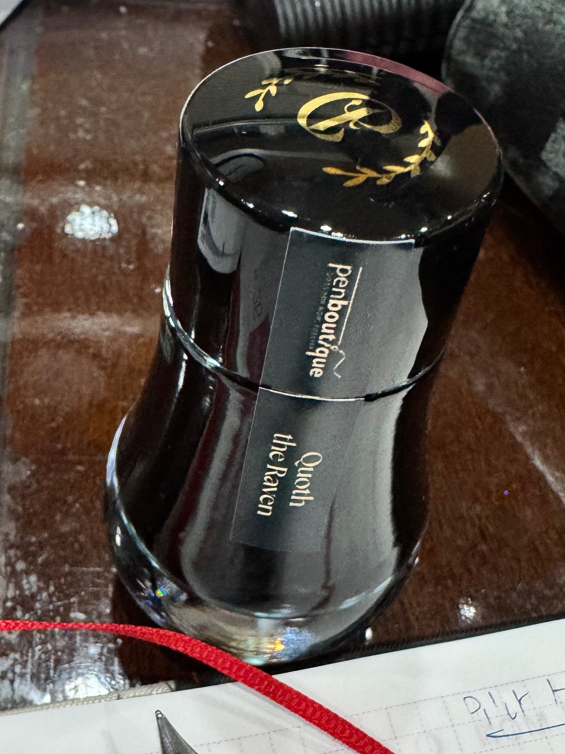 Dominant Industry x Pen Boutique Standard Ink Bottle - Raven Series - Quoth The Raven - Pen Boutique Ltd