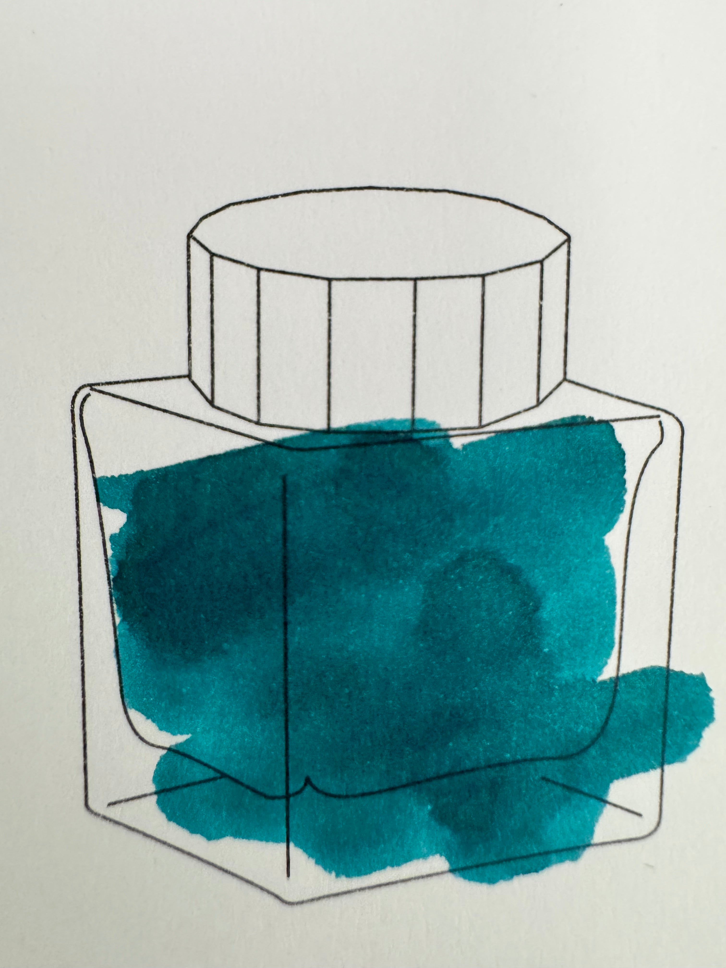 Dominant Industry x Pen Boutique Standard Ink Bottle - Raven Series - Quoth The Raven - Pen Boutique Ltd