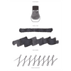 Dominant Industry Standard Ink Bottle - Downpour - 25ml - Pen Boutique Ltd