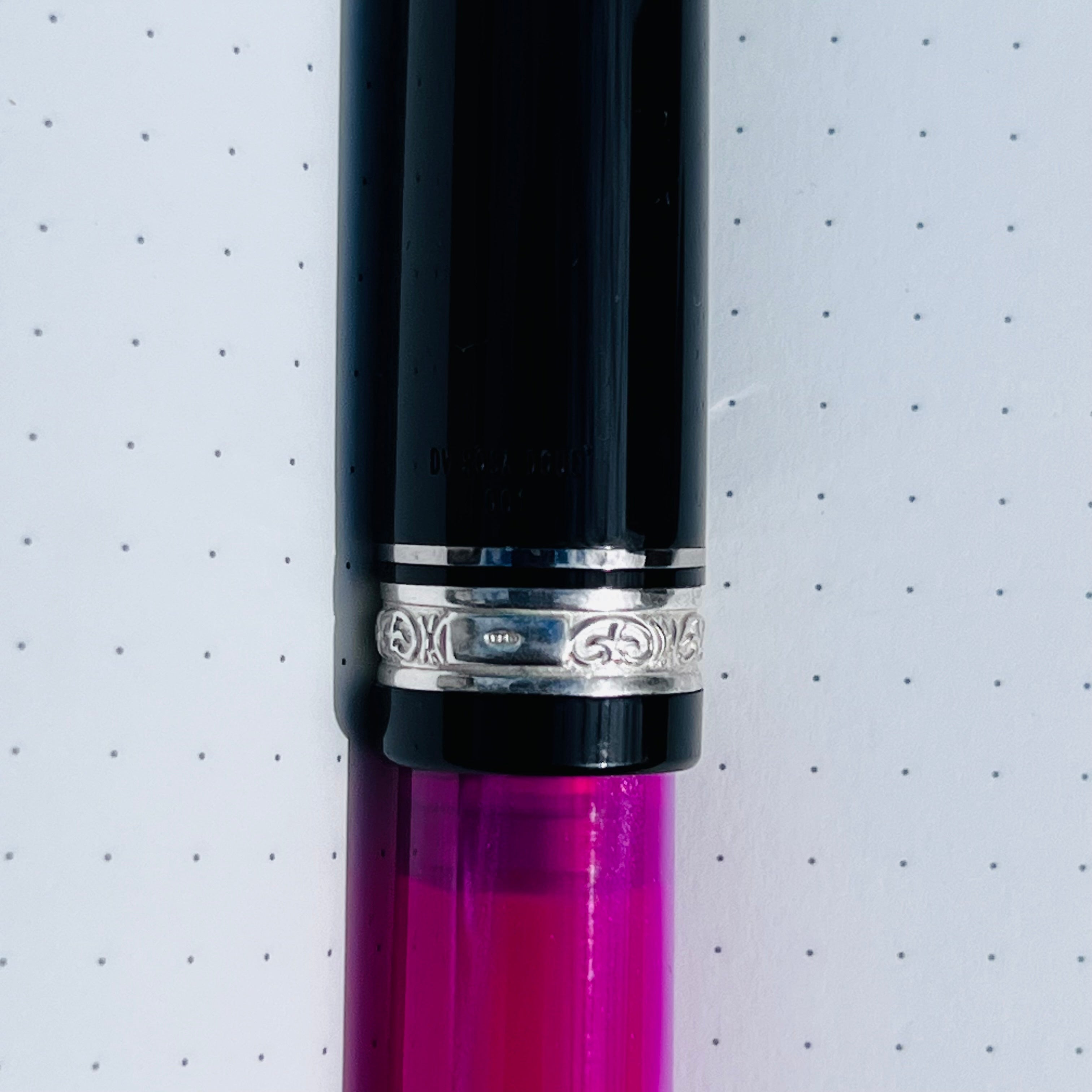 Delta DV Original Rosa Fountain Pen - Black - Pen Boutique Exclusive - Pen Boutique Ltd