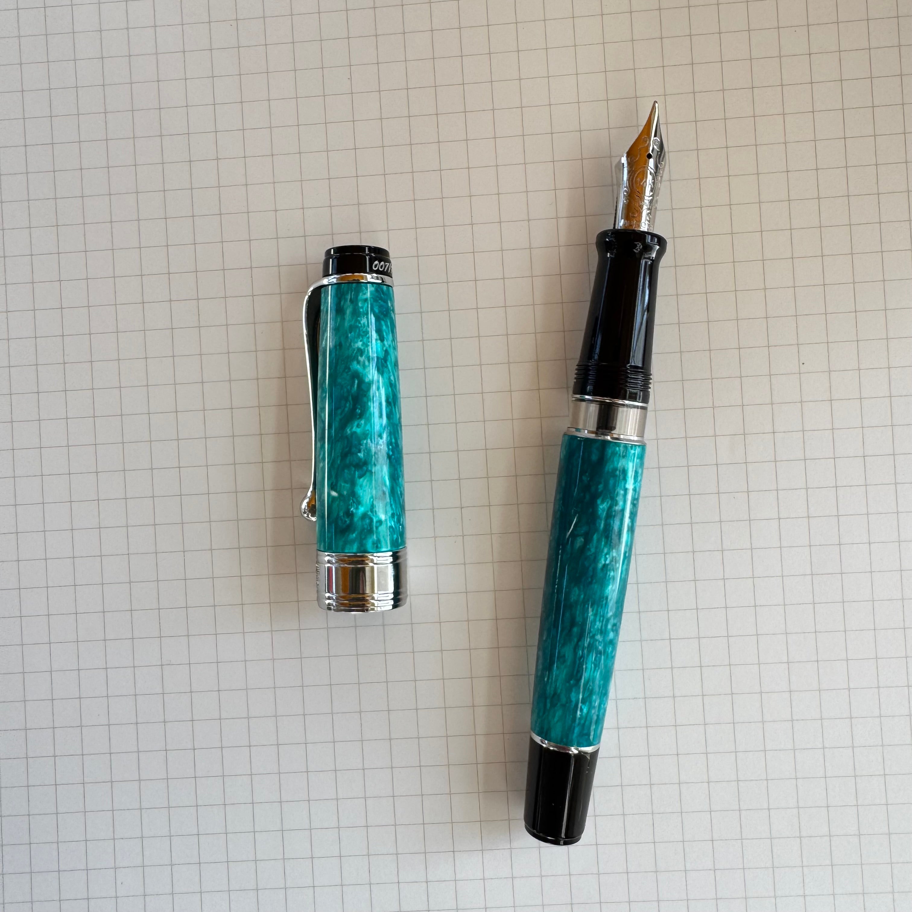 Aurora Optima Fountain Pen - Limited Edition - Sogno del Mare (Pen Boutique Exclusive) - Pen Boutique Ltd