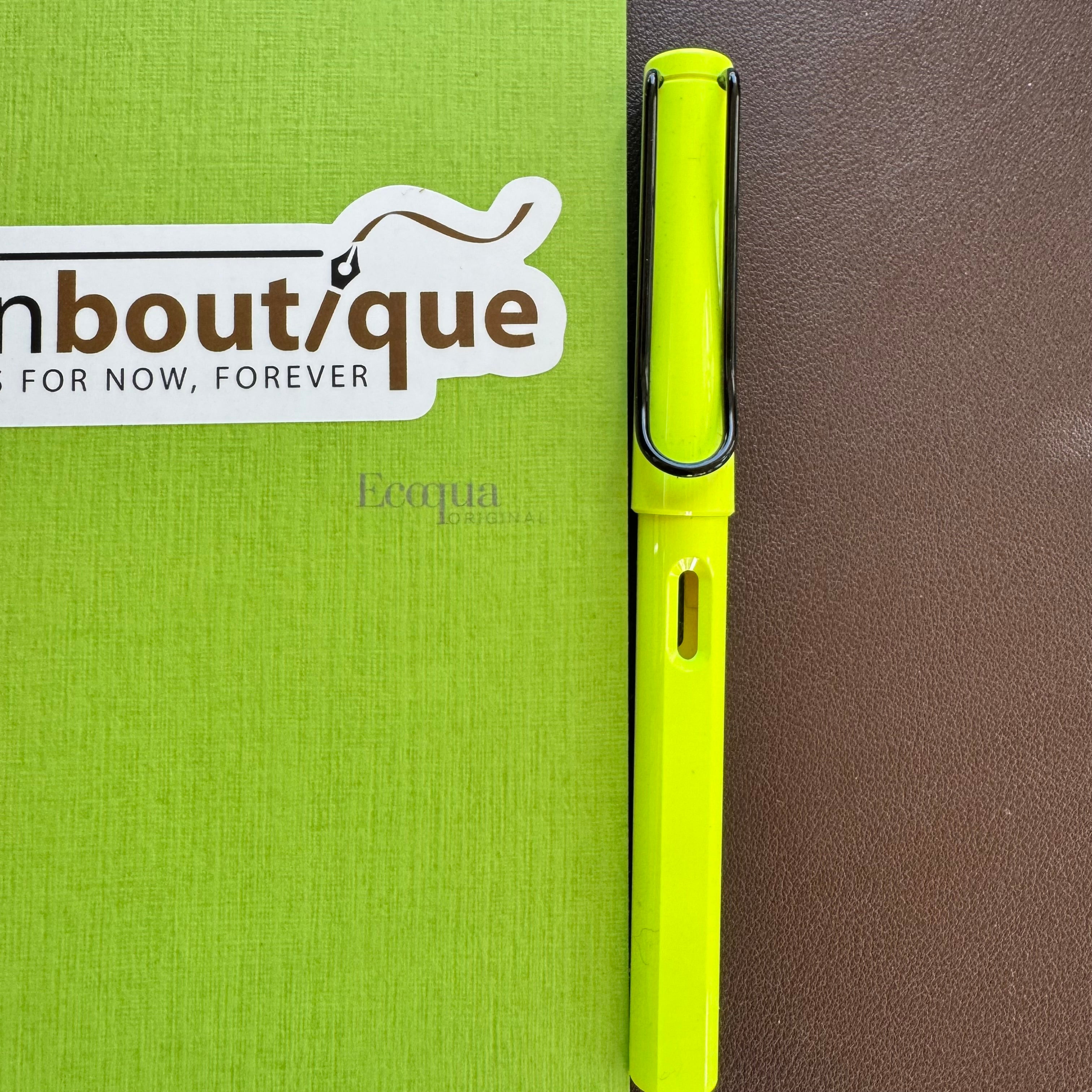 Lamy Safari Rollerball Pen - Neon Yellow (Special Edition) - Pen Boutique Ltd