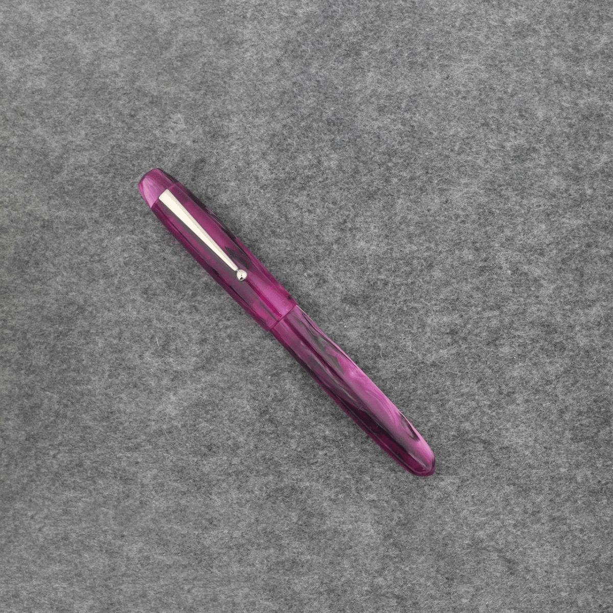 Edison Collier Fountain Pen - Ancient Orchid - Stainless Steel Nib - Pen Boutique Ltd