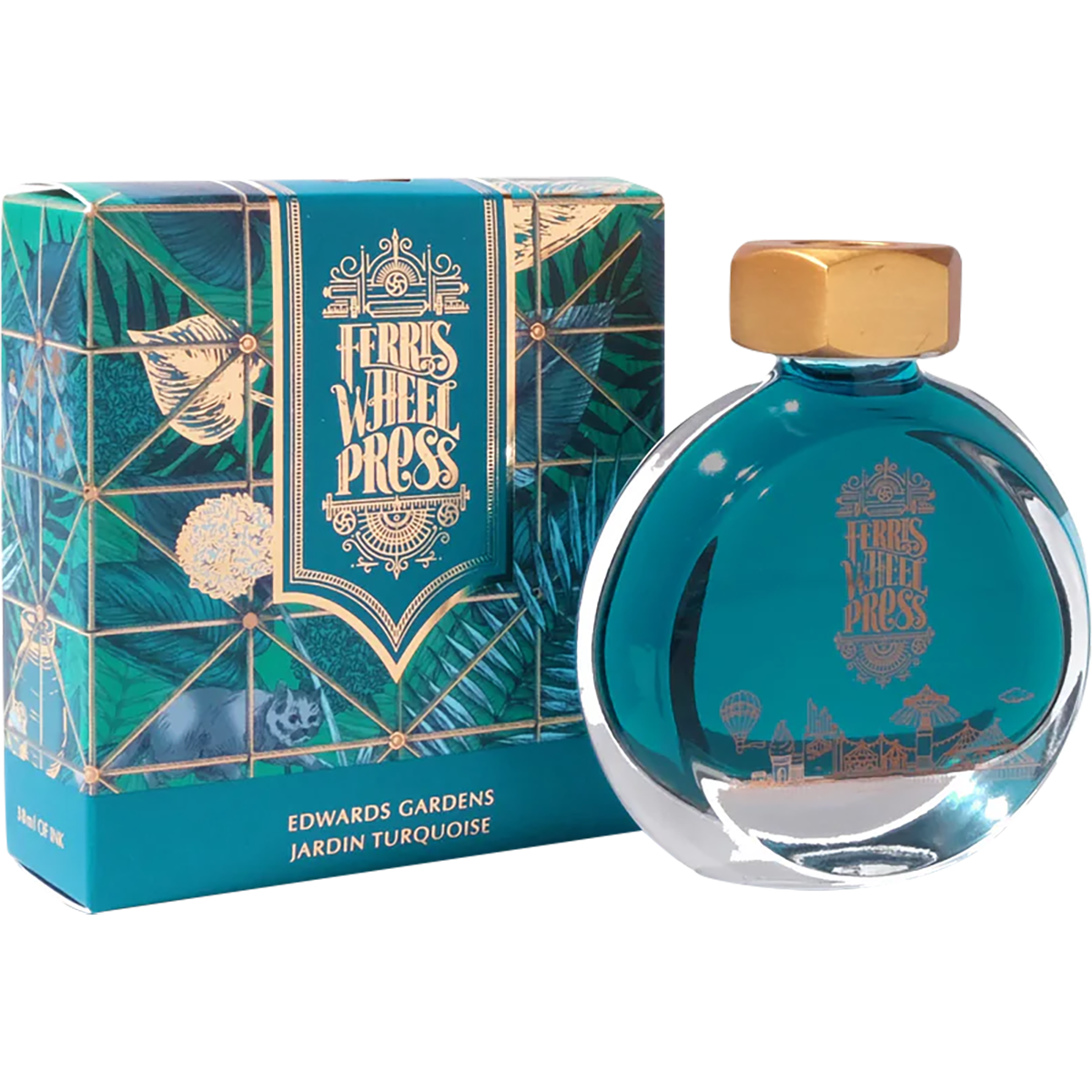 Ferris Wheel Press Ink Bottle - Edwards Gardens - 38ml - Pen Boutique Ltd