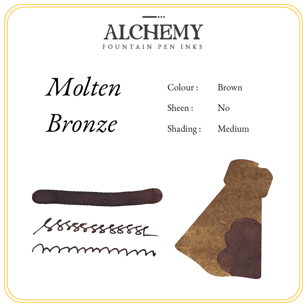 Endless Alchemy Ink - Molten Bronze - Pen Boutique Ltd