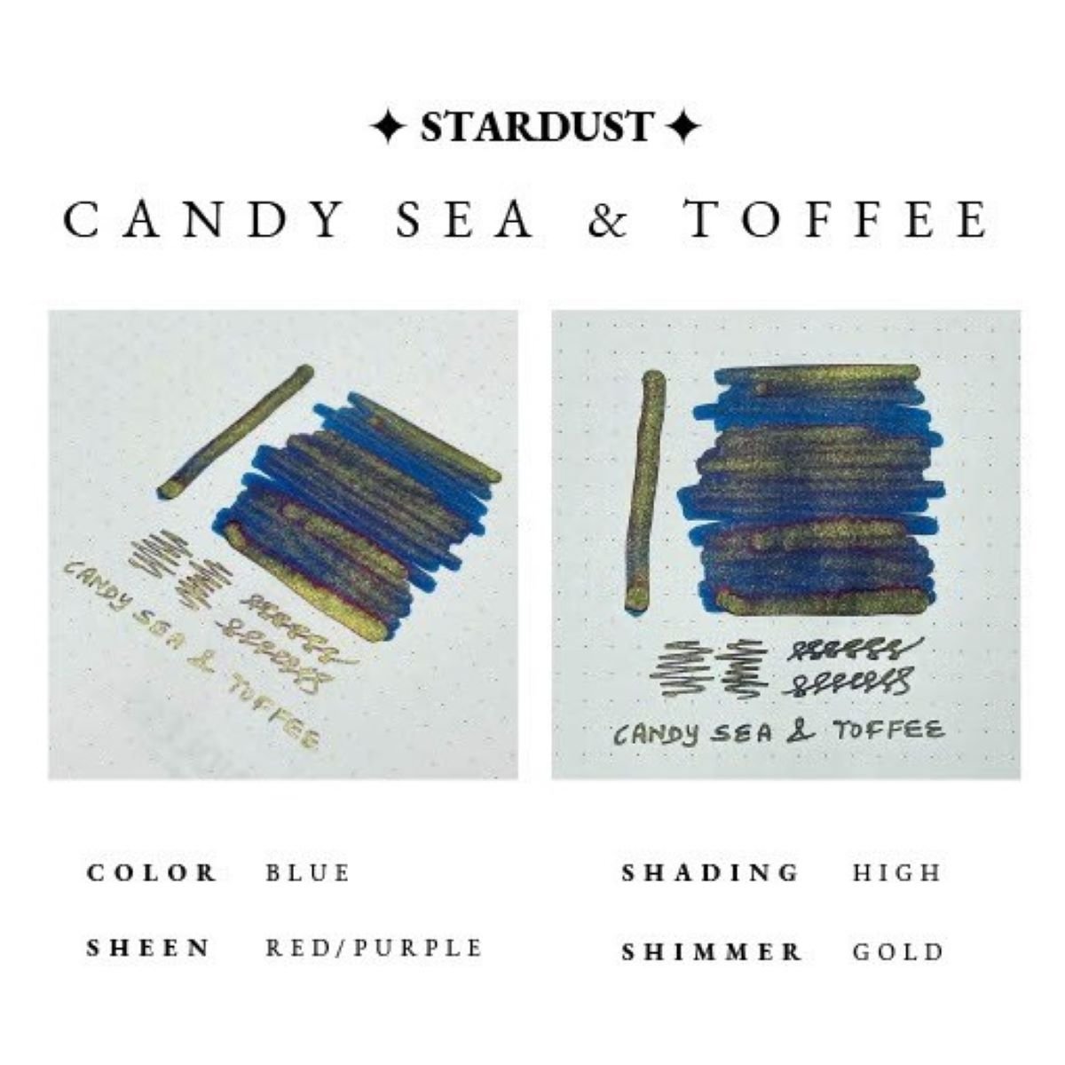 Endless Alchemy Stardust Shimmer Ink - Candy Sea & Toffee - Pen Boutique Ltd