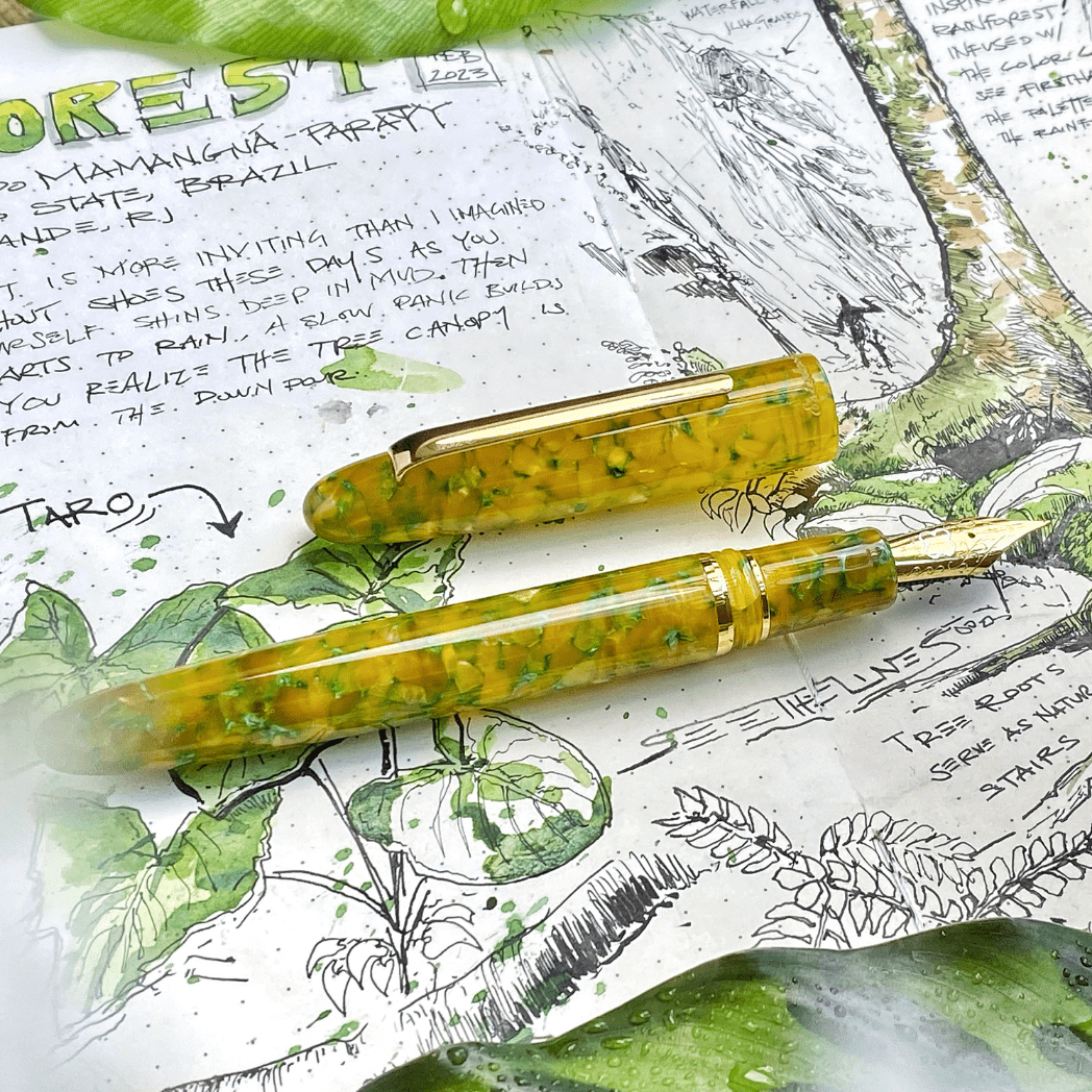 Esterbrook Estie Fountain Pen - Tropical Rain Forest - Gold (Standard) - Pen Boutique Ltd
