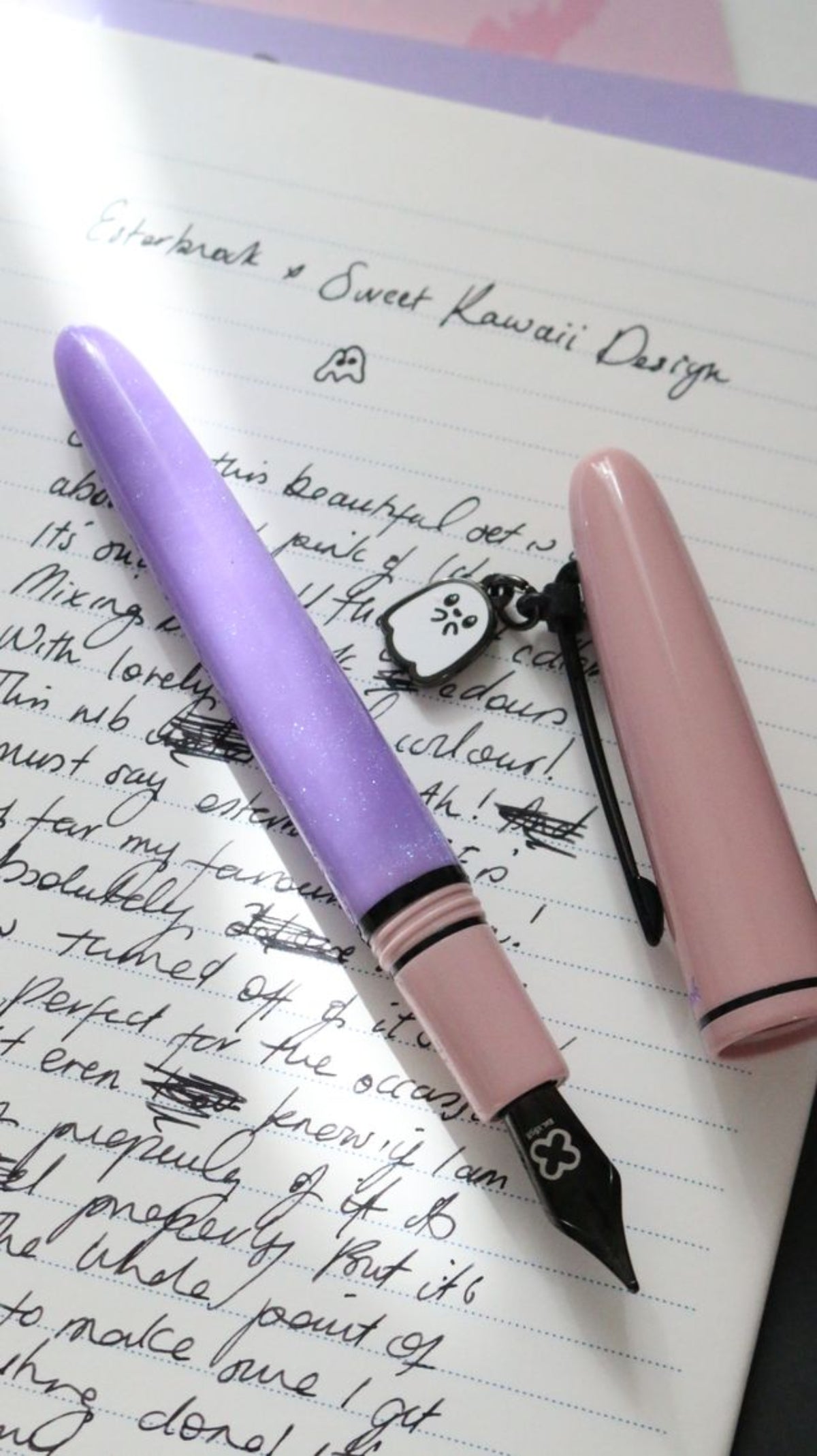 Esterbrook x Sweet Kawaii Design Estie Fountain Pen - Halloween Pastel Purple - Pen Boutique Ltd