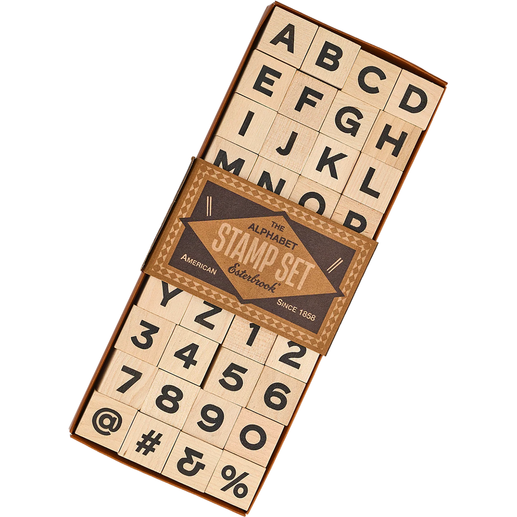 Esterbrook Wood Alphabet - Stamp Set-Pen Boutique Ltd