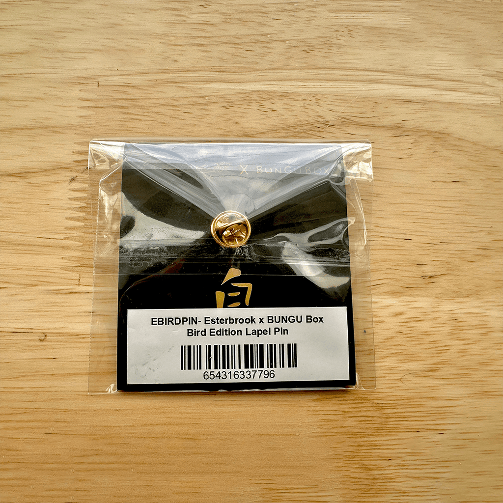 Esterbrook x BUNGUBOX Lapel Pin - The Kachofugetsu Kingfisher - Pen Boutique Ltd