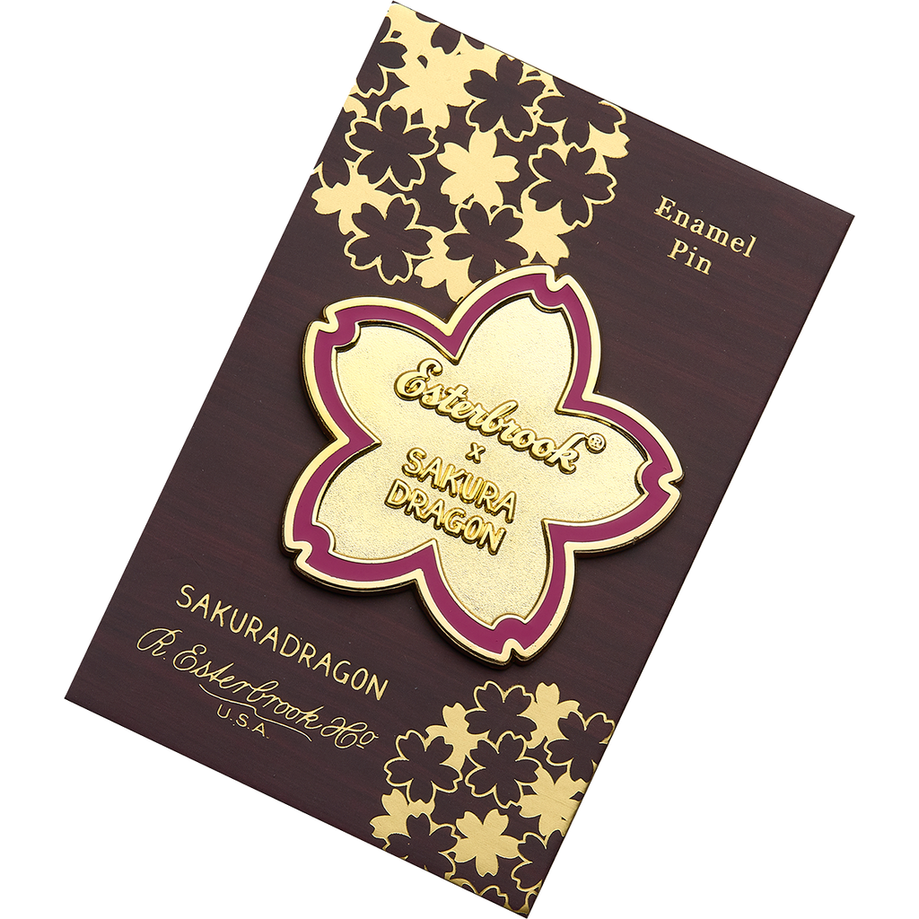 Esterbrook x Sakura Dragon Lapel Pin - Sakura Street Flower-Pen Boutique Ltd