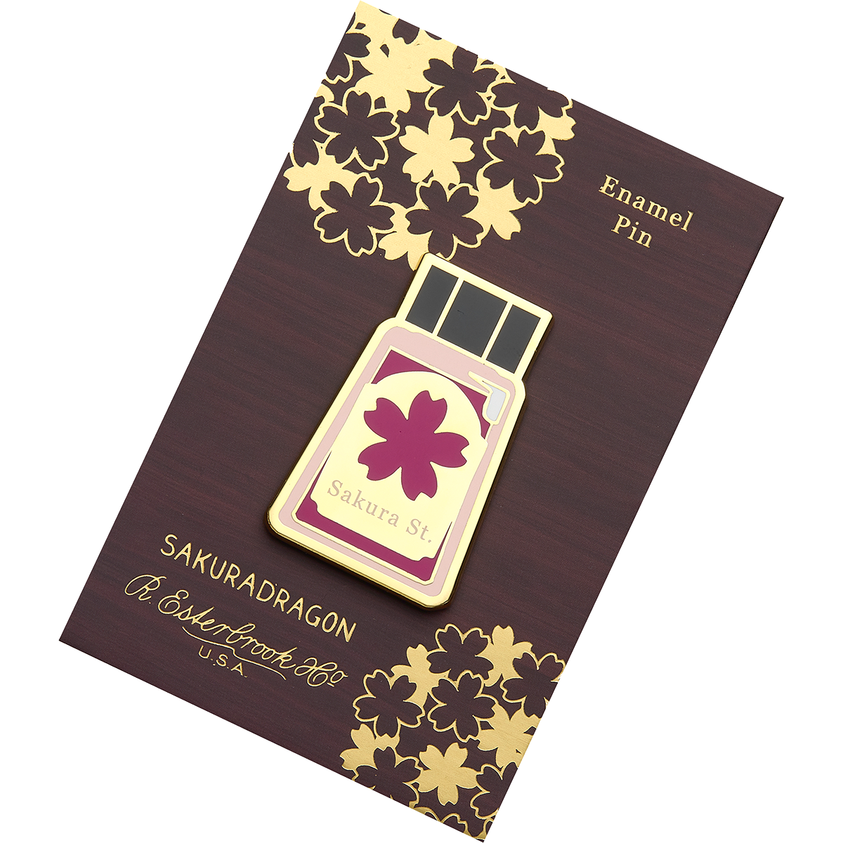 Esterbrook x Sakura Dragon Lapel Pin - Sakura Street Ink-Pen Boutique Ltd