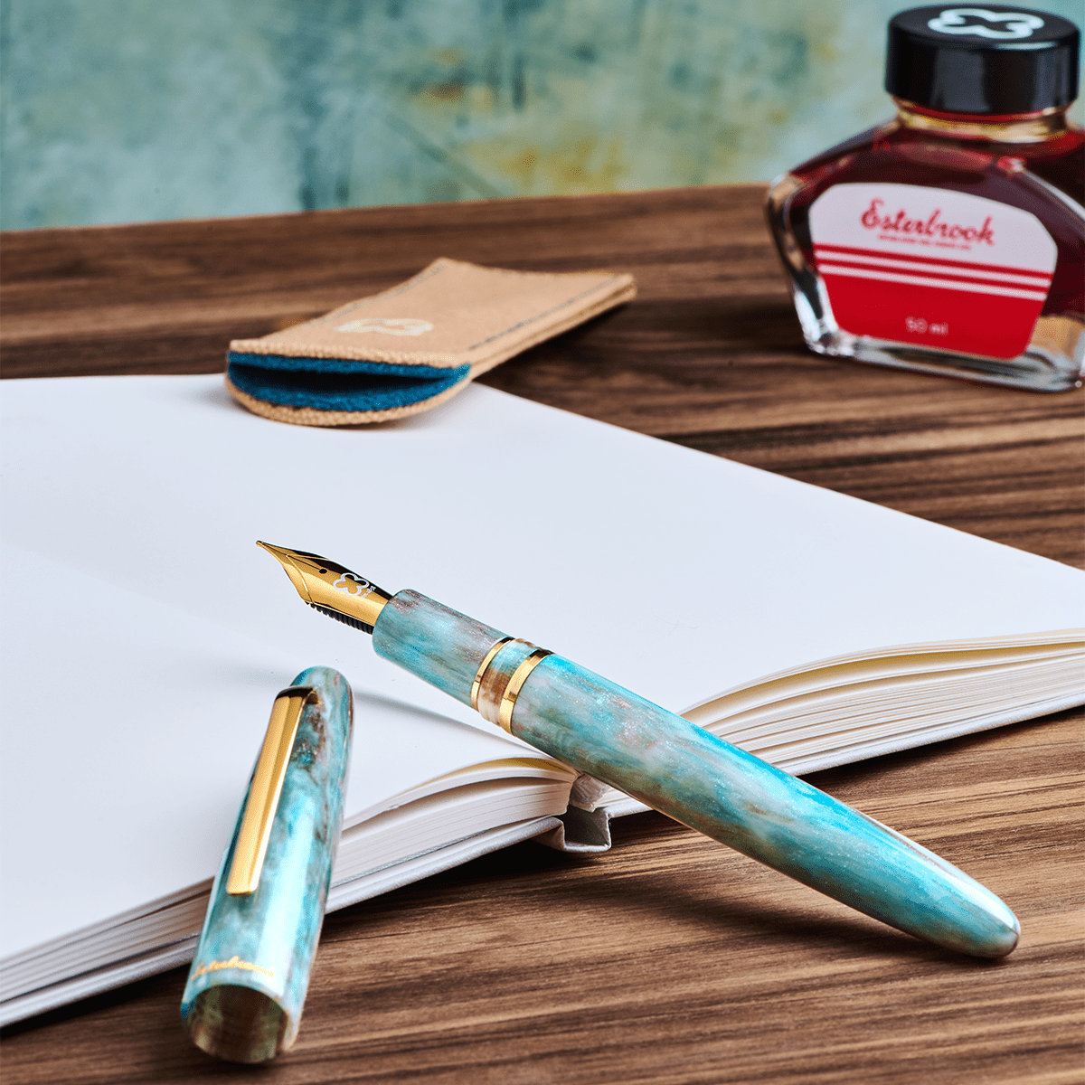 Esterbrook Estie Fountain Pen - Avalanche - Stainless (Oversized) Limited Production - Pen Boutique Ltd